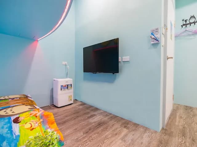 Lanyue Childlike Heart Family Homestay-Summer Memories Slide Quadruple Room-5