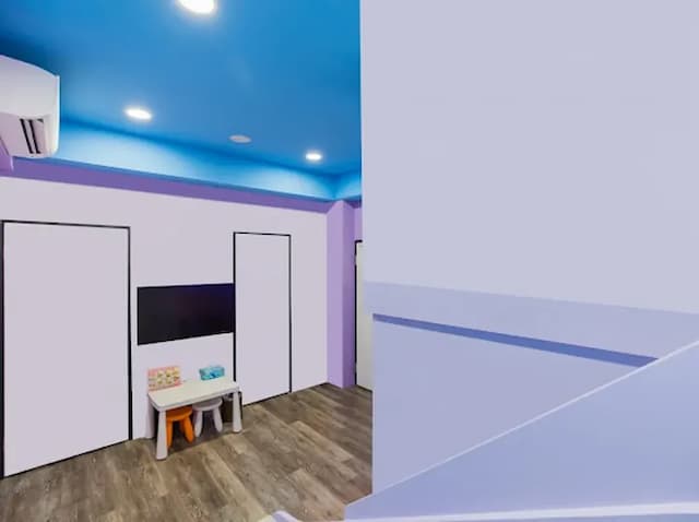 Lanyue Childlike Heart Family Homestay-Fright House Slide Quadruple Room-4