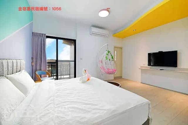 Penghu Jinsuxi Homestay-202 Queen Room with Balcony-3