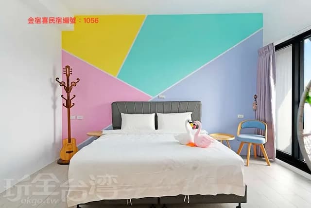 Penghu Jinsuxi Homestay-202 Queen Room with Balcony-2
