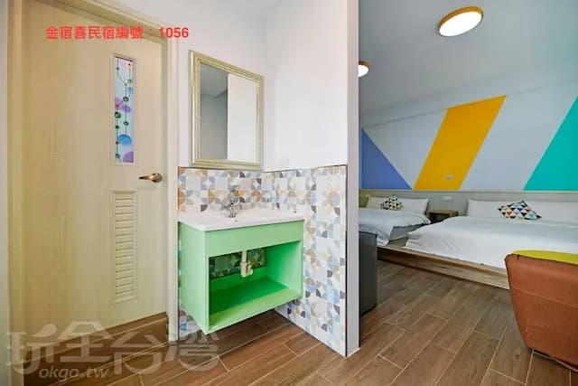 Penghu Jinsuxi Homestay-203 Quadruple Room with Terrace-3