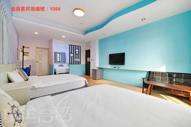 Penghu Jinsuxi Homestay-301 Family Room with Balcony-2
