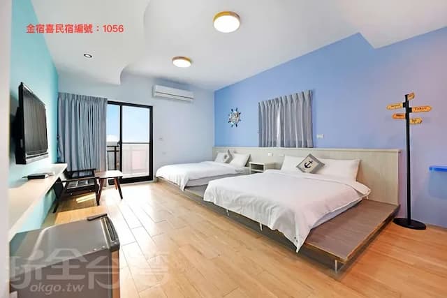 Penghu Jinsuxi Homestay-301 Family Room with Balcony-1
