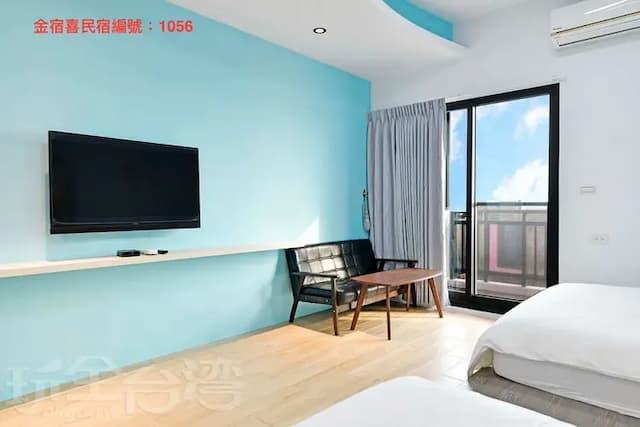 Penghu Jinsuxi Homestay-301 Family Room with Balcony-4