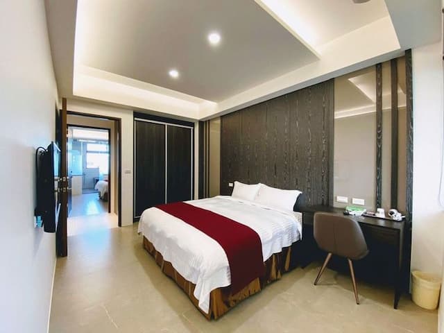 秋水閣 | 可12-16人宜蘭包棟 | 溫泉 | 礁溪-12-16人包棟（2+3樓三臥室套房）| 雙人房*8-2