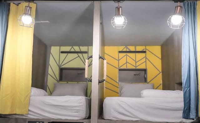 澎湖玩聚Biker背包民宿-藍色八人房 202 (單人床位)-3