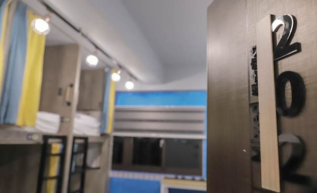 澎湖玩聚Biker背包民宿-藍色八人房 202 (雙人床位)-7