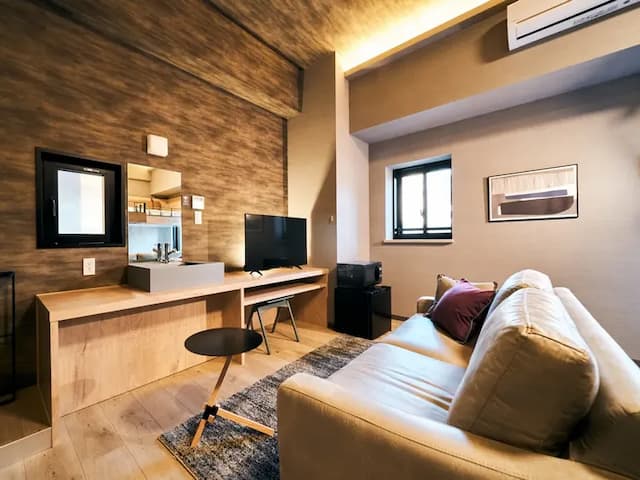 ファミリー8／上下ダブルの2段ベッド×2台