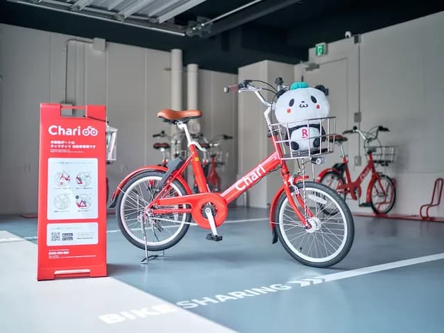 レンタサイクル／『チャリチャリ』はアプリで簡単利用♪