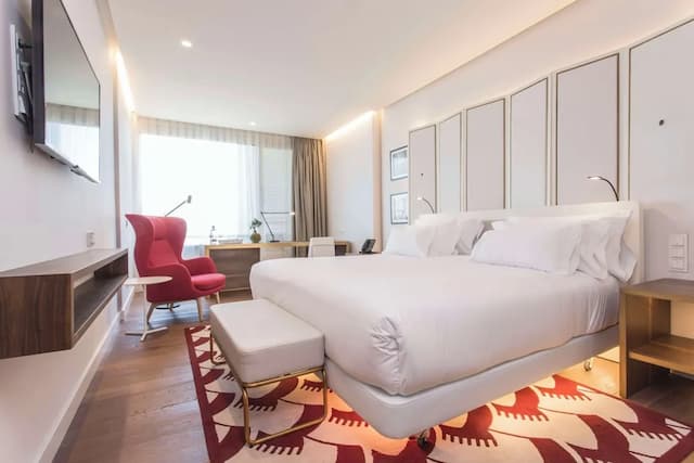 NH Collection Madrid Eurobuilding-尊荣客房, 露台 (View, Extra Bed 3 Adults)-9