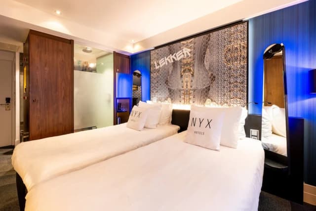 NYX 호텔 암스테르담 렘브란트 스퀘어-슈피리어룸, 싱글침대 2개-1