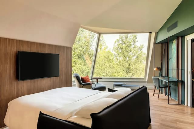 Renaissance Amsterdam Hotel-俱乐部开间, 1 张特大床和 1 张沙发床, 无烟房-10