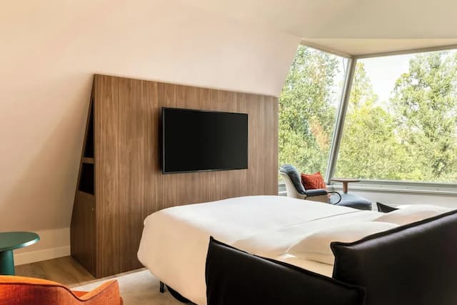 Renaissance Amsterdam Hotel-俱乐部开间, 1 张特大床和 1 张沙发床, 无烟房-16