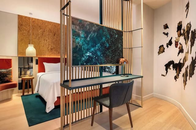 Renaissance Amsterdam Hotel-客房, 1 张特大床-5
