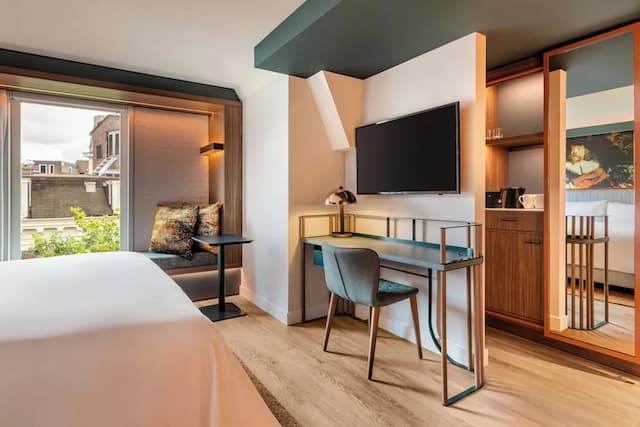 Renaissance Amsterdam Hotel-华丽客房, 1 张特大床-8