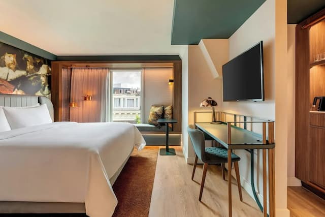 Renaissance Amsterdam Hotel-华丽客房, 1 张特大床-1