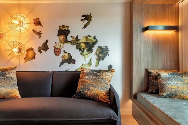 Renaissance Amsterdam Hotel-家庭房, 1 张特大床和 1 张沙发床-10