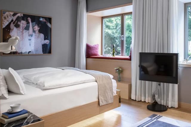 더 게스트하우스 비엔나-디럭스 더블룸, 장애인 지원, 공원 전망 (1. Stock)-9