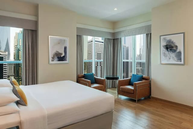 Four Points by Sheraton Sheikh Zayed Road, Dubai-华丽客房, 1 张特大床, 无烟房 (View)-6
