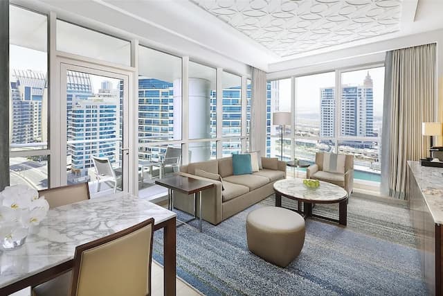 ダブルツリー・バイ・ヒルトン・ドバイ - ジュメイラ ビーチ-King ファミリー スイート 1 ベッドルーム バルコニー-1