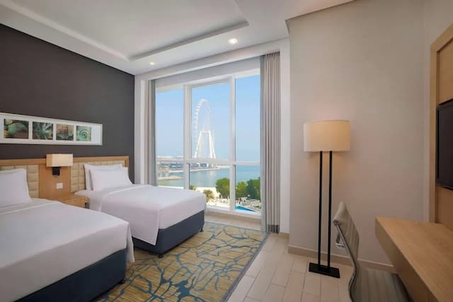 ダブルツリー・バイ・ヒルトン・ドバイ - ジュメイラ ビーチ-ファミリー スイート 2 ベッドルーム シービュー-2