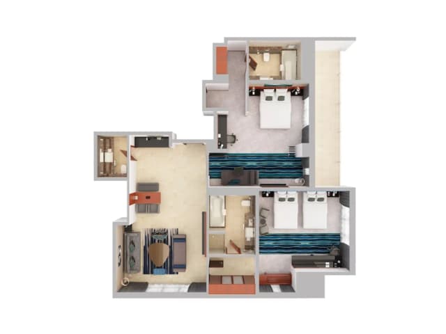 Flora Al Barsha Hotel at the Mall-尊贵客房-8