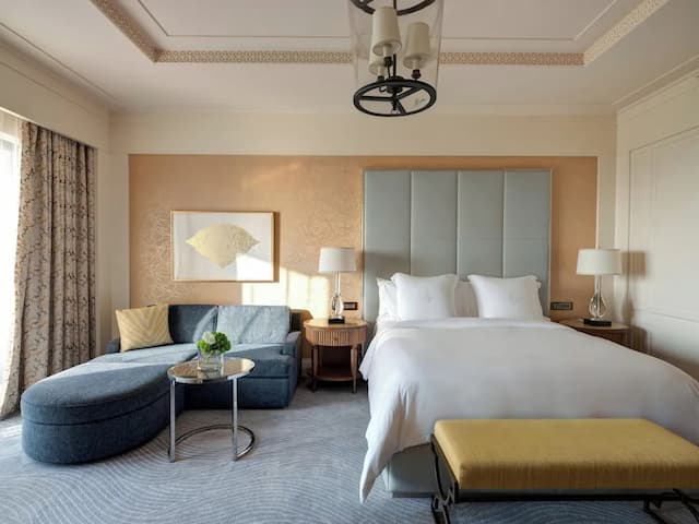 포시즌스 리조트 두바이 앳 주메이라 비치-디럭스룸, 킹사이즈침대 1개, 부분 바다 전망-3