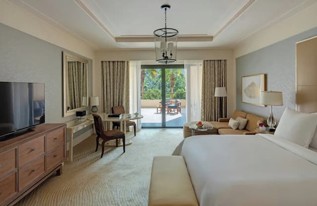 포시즌스 리조트 두바이 앳 주메이라 비치-디럭스룸, 킹사이즈침대 1개, 리조트 전망-1