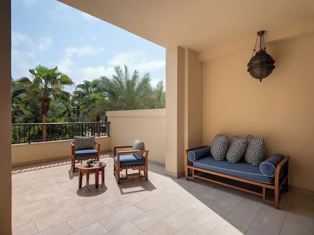 포시즌스 리조트 두바이 앳 주메이라 비치-디럭스룸, 킹사이즈침대 1개, 리조트 전망-5