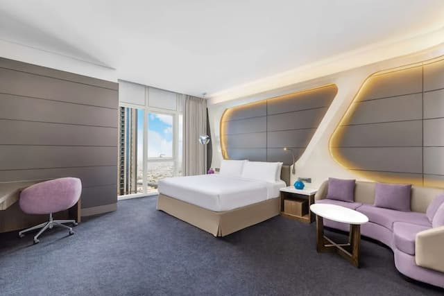 V ホテル ドバイ、キュリオ コレクション バイ ヒルトン-デラックス ルーム キングベッド 1 台 (Very Deluxe)-4