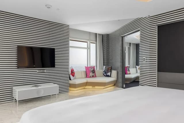 V ホテル ドバイ、キュリオ コレクション バイ ヒルトン-ヴィラ 2 ベッドルーム (Sky, 1 King & 1 Round Bed)-6