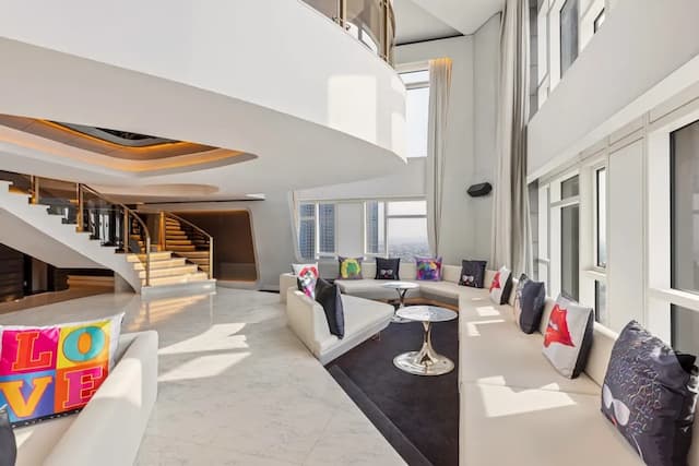 V ホテル ドバイ、キュリオ コレクション バイ ヒルトン-ヴィラ 2 ベッドルーム (Sky, 1 King & 1 Round Bed)-7