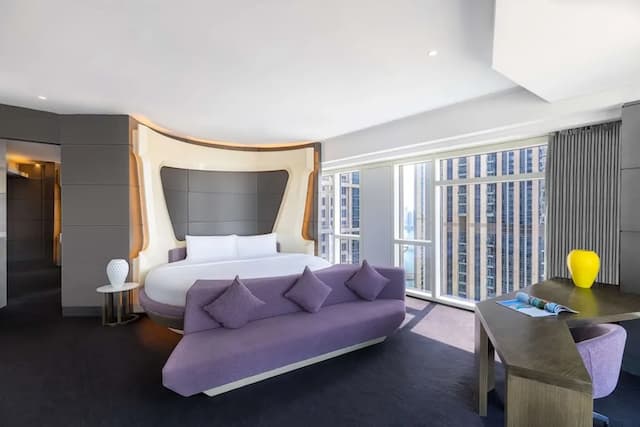 V ホテル ドバイ、キュリオ コレクション バイ ヒルトン-スイート (Round Bed V Suite)-4