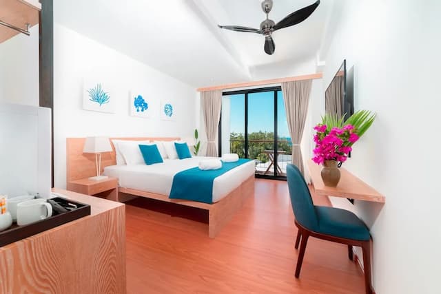 란타리 호텔 스파 우쿨하스 몰디브-디럭스 더블룸, 발코니, 바다 전망-11