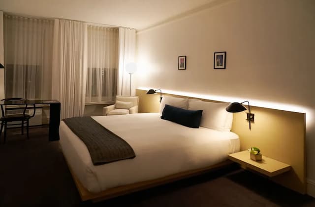 The Chicago Hotel Collection Ambassador Gold Coast-标准房, 1 张特大床, 无障碍浴缸-4