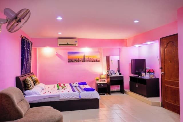 마린 파라다이스-슈피리어 더블룸, 킹사이즈침대 1개, 시내 전망-3