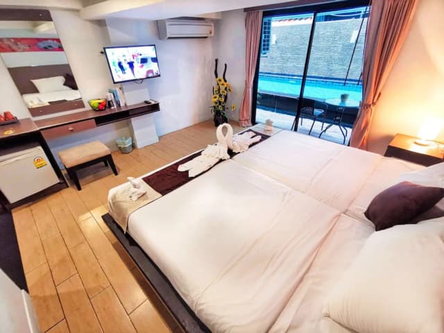 스칸디아 비치 호텔-슈피리어룸, 수영장 이용-3