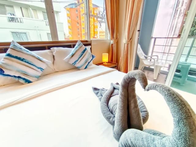 Sailor Hotel Pattaya-더블룸, 발코니-4