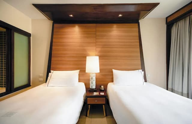 시암 베이쇼어 리조트 파타야-Tropical Deluxe Garden Twin Bed-5