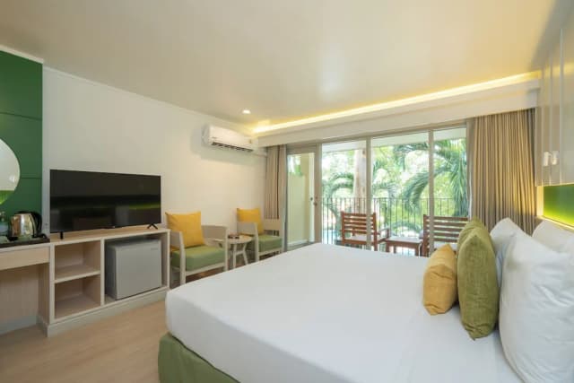 그린 파크 리조트-슈피리어룸, 수영장 전망-4