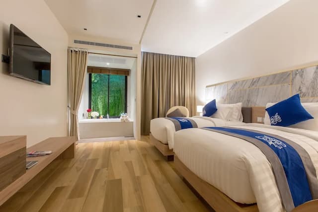 Wintree City Resort Chiang Mai-Premier Garden Twin Room-9