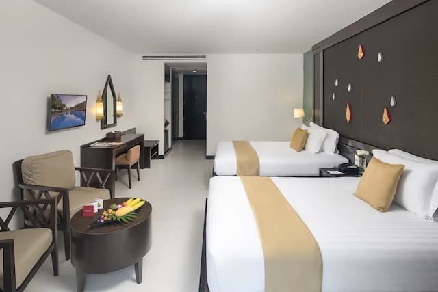 Centara Anda Dhevi Resort and Spa Krabi-华丽客房, 2 张双人床, 泳池景观-2