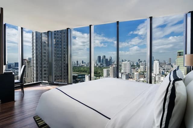 ザ コンチネント ホテル スクンビット - アソーク BTS バンコク-Continent Skyline King Room-11