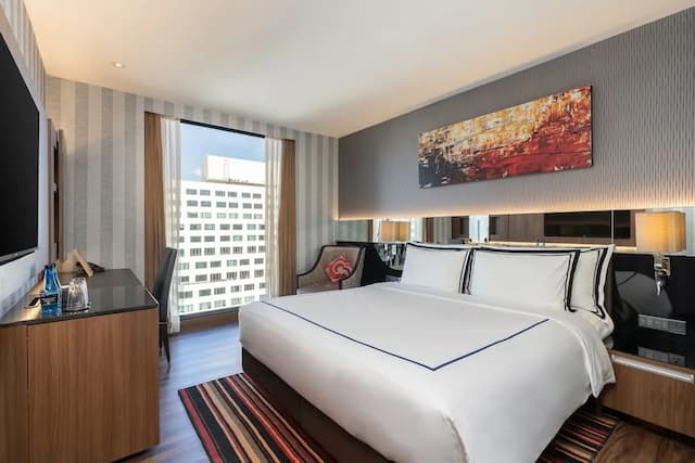 ザ コンチネント ホテル スクンビット - アソーク BTS バンコク-Continent Skyline King Room-1