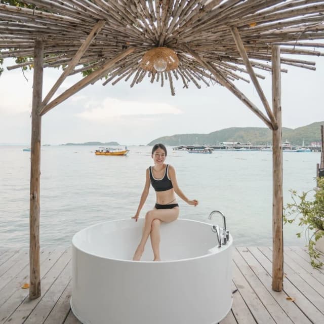 Cape Haven Koh Larn-Romantic Villa, 1 Bedroom, Ocean View, Oceanfront-14