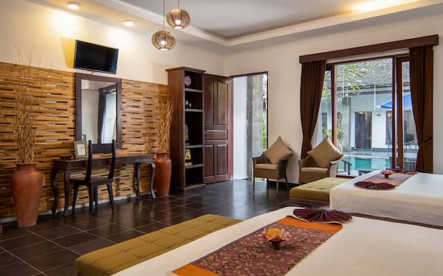 Ubud Raya Boutique Hotel-Premium Family Room with Pool Access and Free Benefits-2