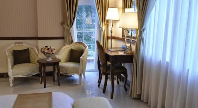 부티크 가든 호텔-디럭스 더블룸, 퀸사이즈침대 1개, 발코니, 공원 전망-2