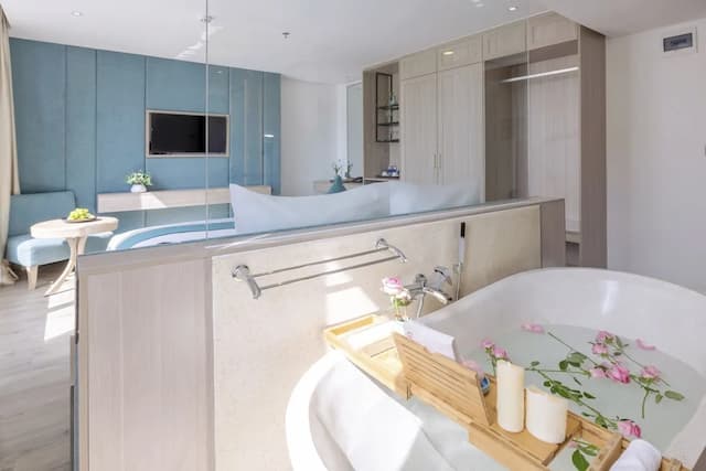 시실리아 호텔 & 스파 다낭-프리미엄룸, 부분 바다 전망-7