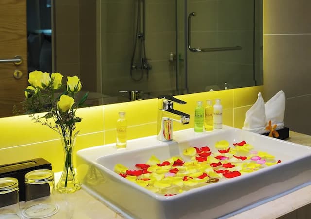 로사카 나트랑 호텔-이그제큐티브 스위트, 침실 1개, 욕조-9