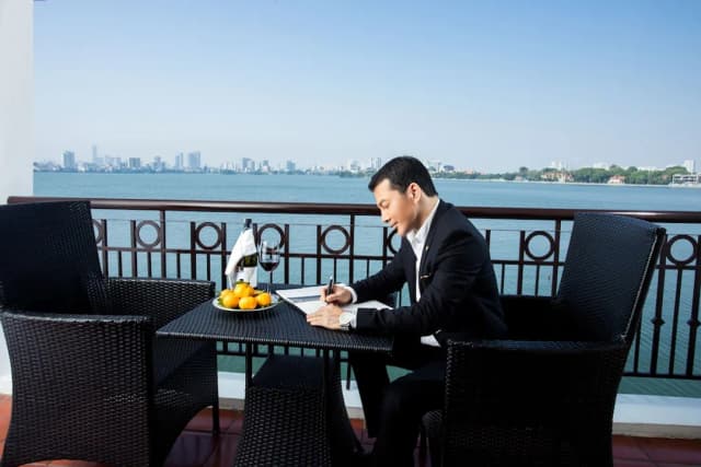 인터컨티넨탈 하노이 웨스트레이크 바이 IHG-클래식룸, 싱글침대 2개, 호수 전망, 수상-3